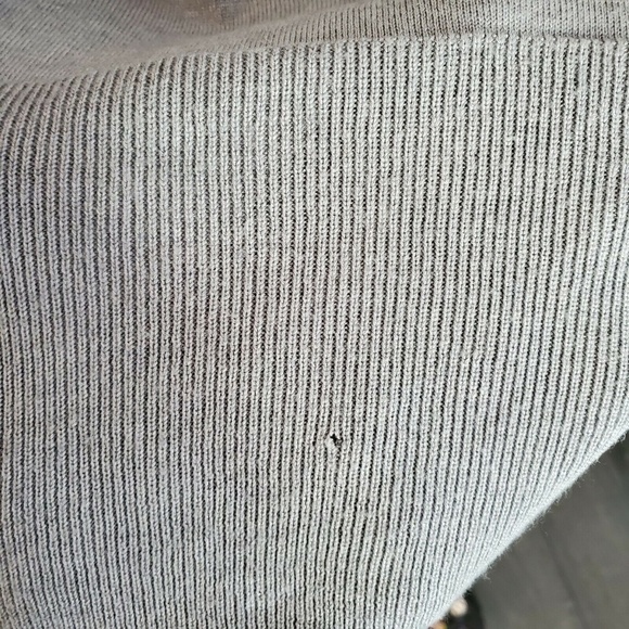 St. John Gray Sweater Crew-neck Long Sleeve Pull - Picture 5 of 8